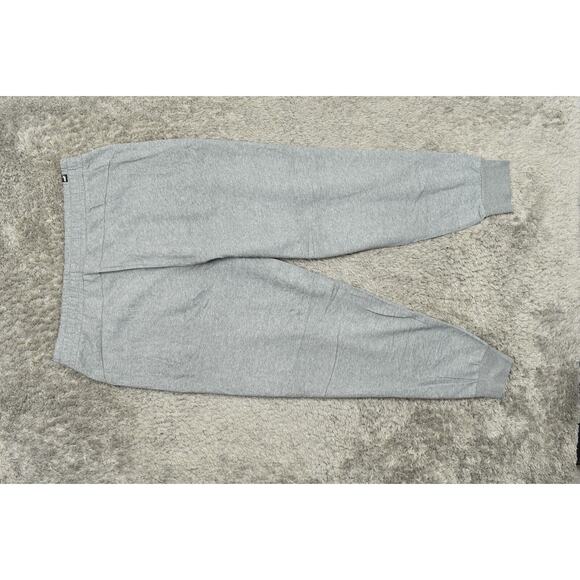 PUMA Gray Cotton Blend Jogger Pants 2XL Sweats Gym Run Pockets - Picture 3 of 8